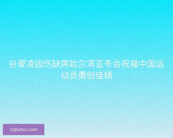 谷爱凌因伤缺席哈尔滨亚冬会祝福中国运动员勇创佳绩